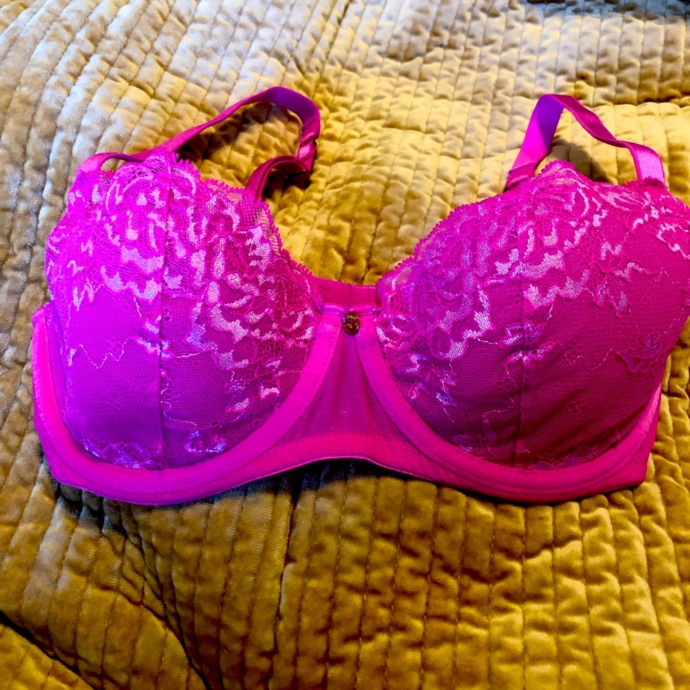 Natori Demi Bra: Beautiful Dark Pink- 32DD